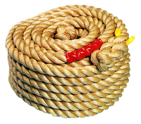 写真：綱引きロープ